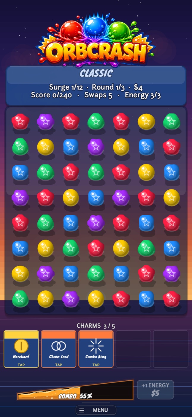 Orbcrash screenshot
